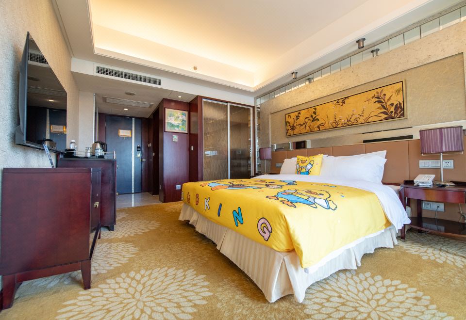 萌宠小黄鸭亲子大床房