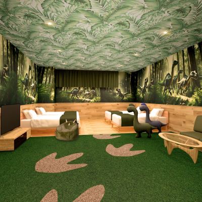 【禁煙】スーペリア洋室フォース恐竜ルーム 内風呂なし(眺望なし) 湯快リゾート あわら温泉 青雲閣 クーポン