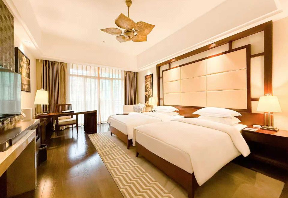 溫泉豪華雙床房（溫泉水+觀景大陽臺）