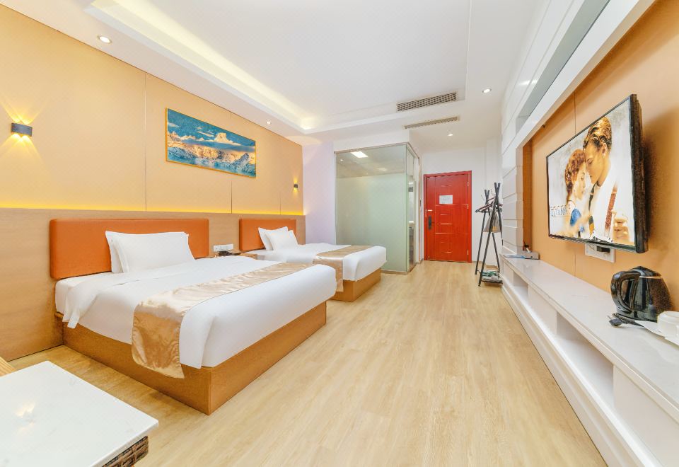 茶韻商務雙床房（榻榻米+日式茶坐）