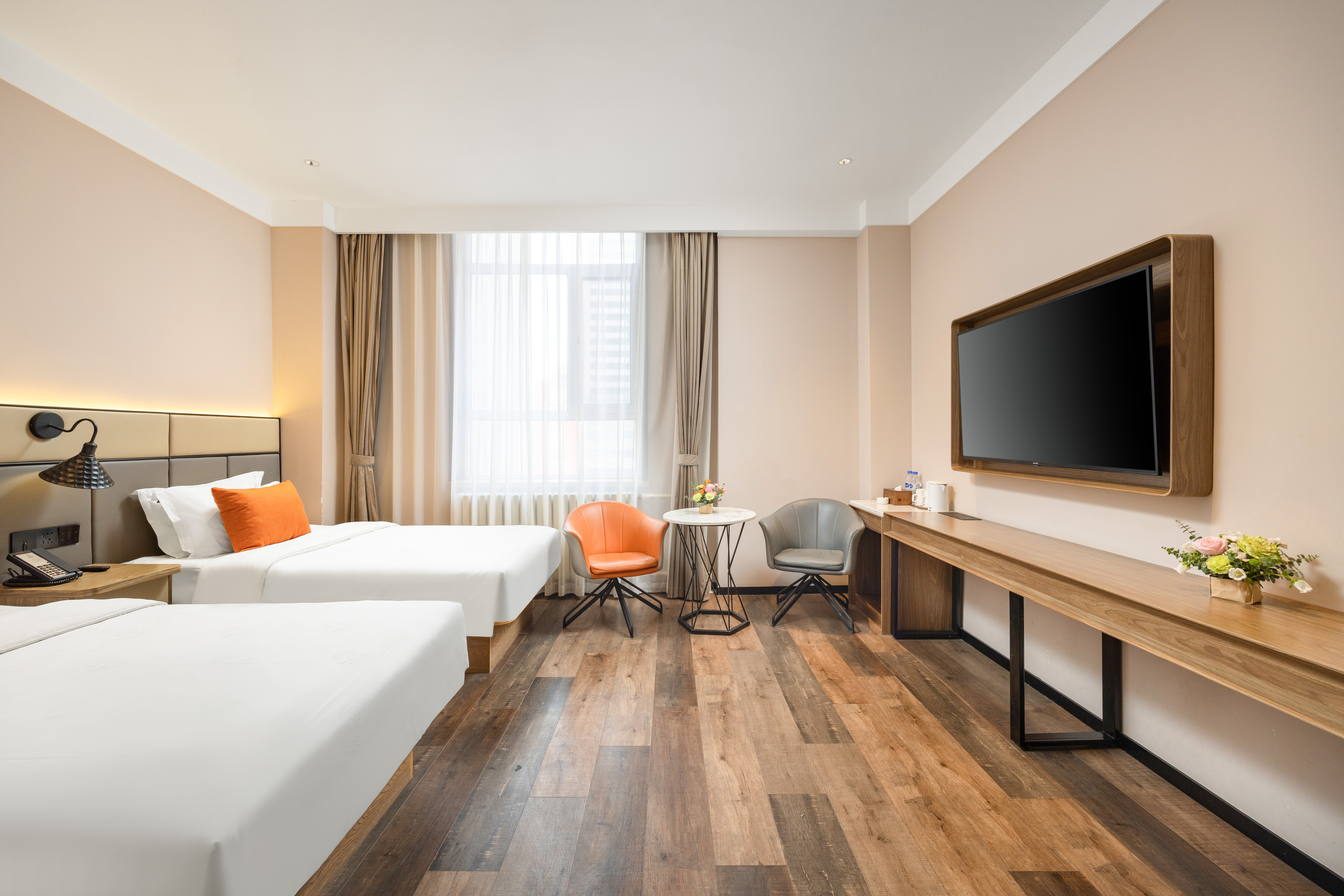 禧雅·漫享高级双床房【乾湿分离+1080P智能投屏】