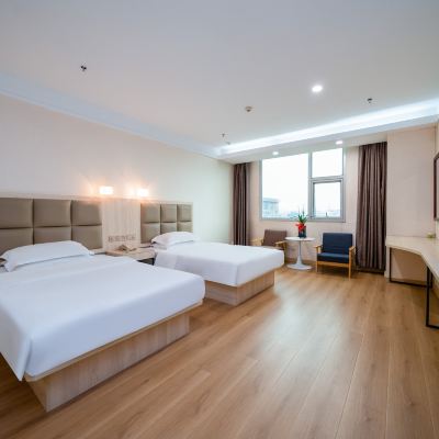 精品高級雙床房（超大空間+清凈優雅） 廈門八山飯店（高崎機場安兜地鐵站店）優惠