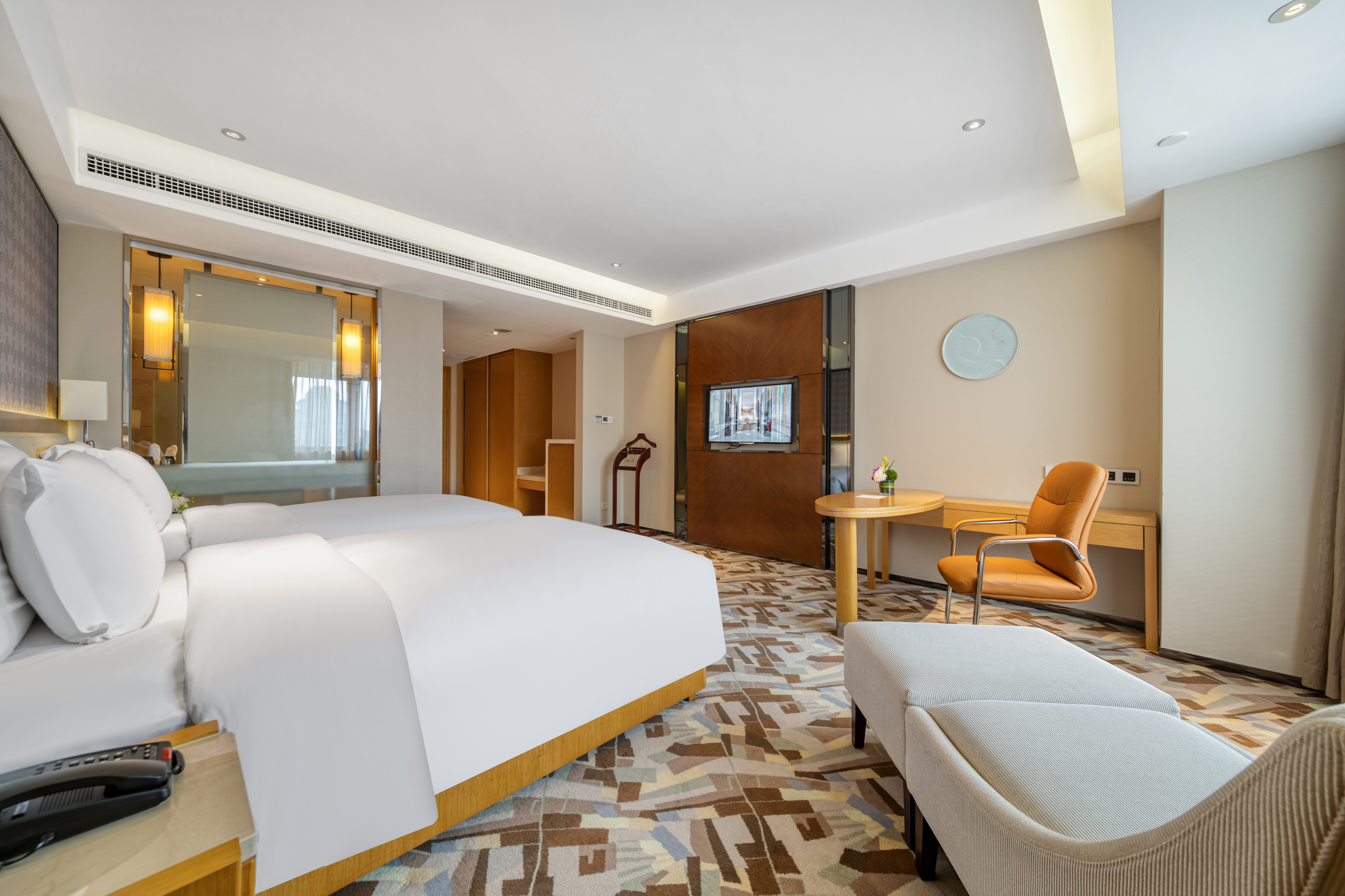 豪华双床房（美景美霞+防蟎亲肤布草+零压护颈高低枕）