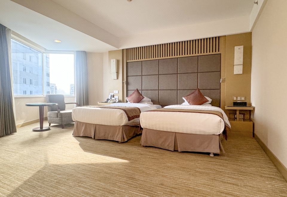 臻享·超大豪華雙床間（舒闊空間,德國GROHE花灑）