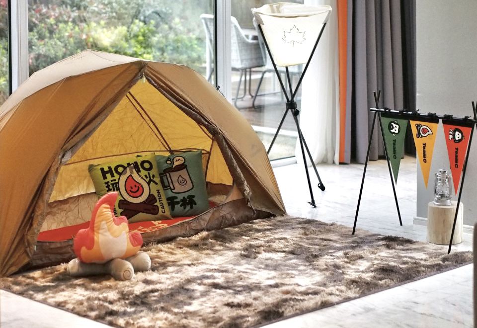 露营主题房·双卧泳池别墅