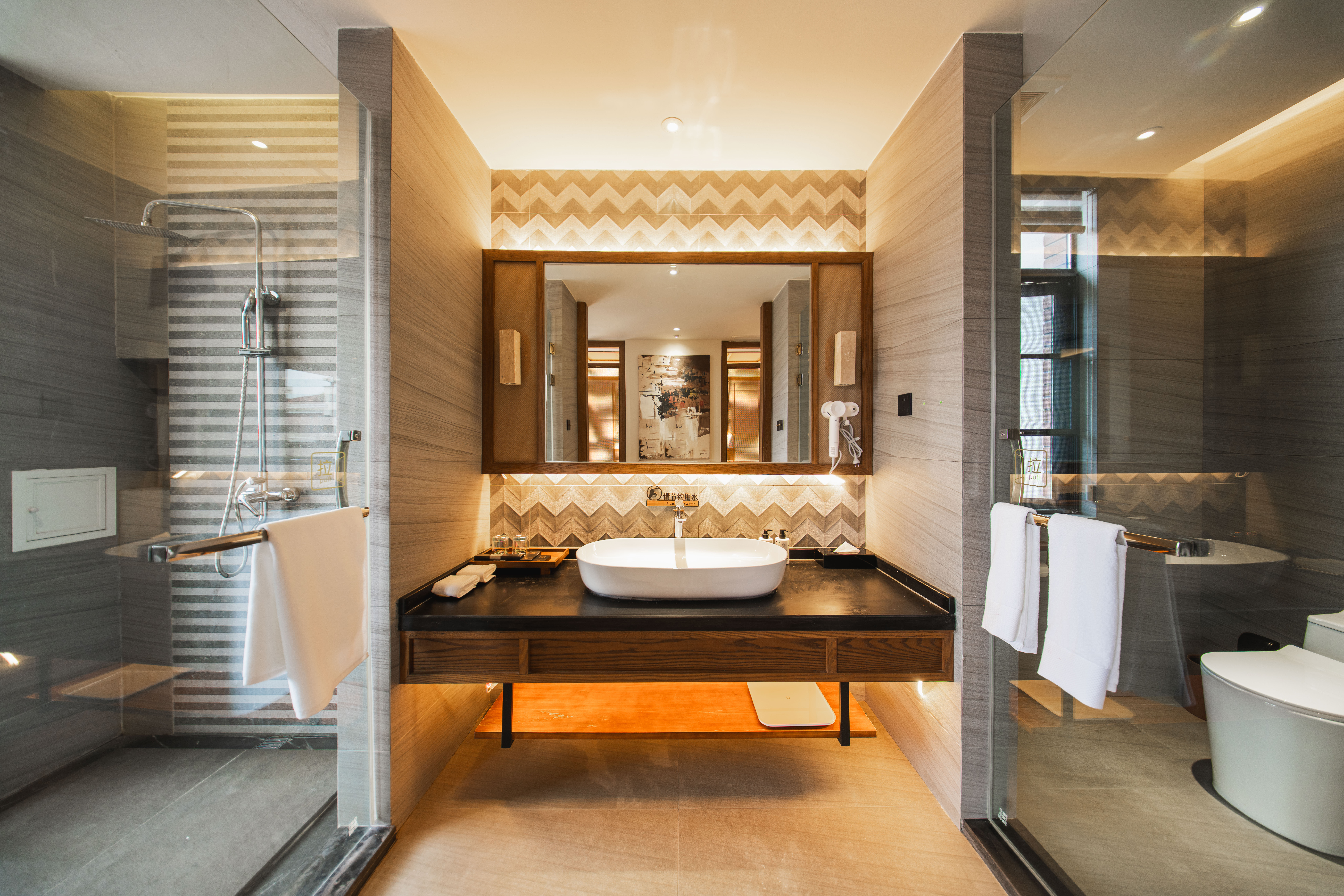 棲庭·攬景私湯大床房「陽臺私湯+無限放水+獨立音響」