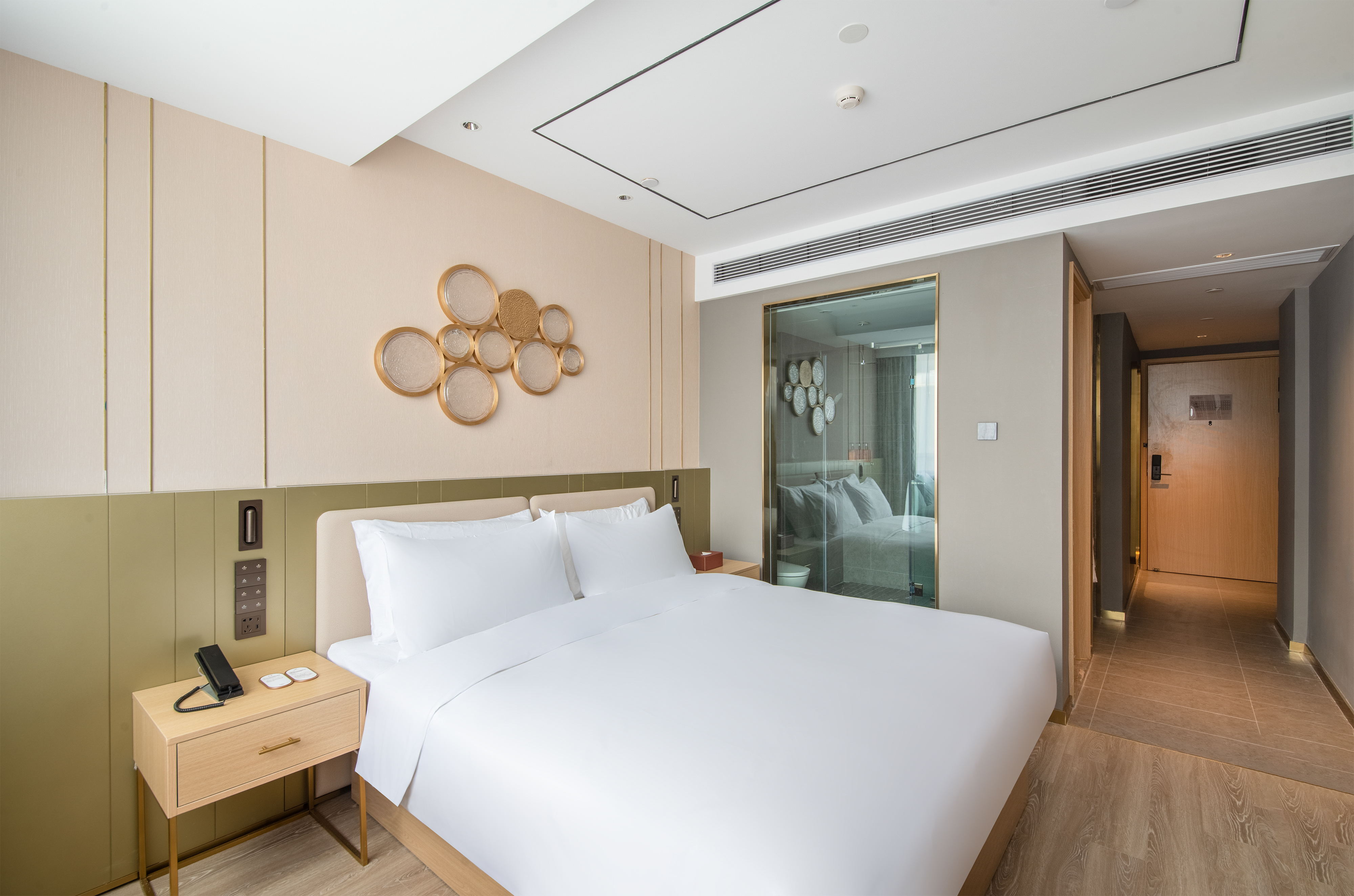 月若流金高级大床房（65寸投屏|冰箱|桔子精油洗护）