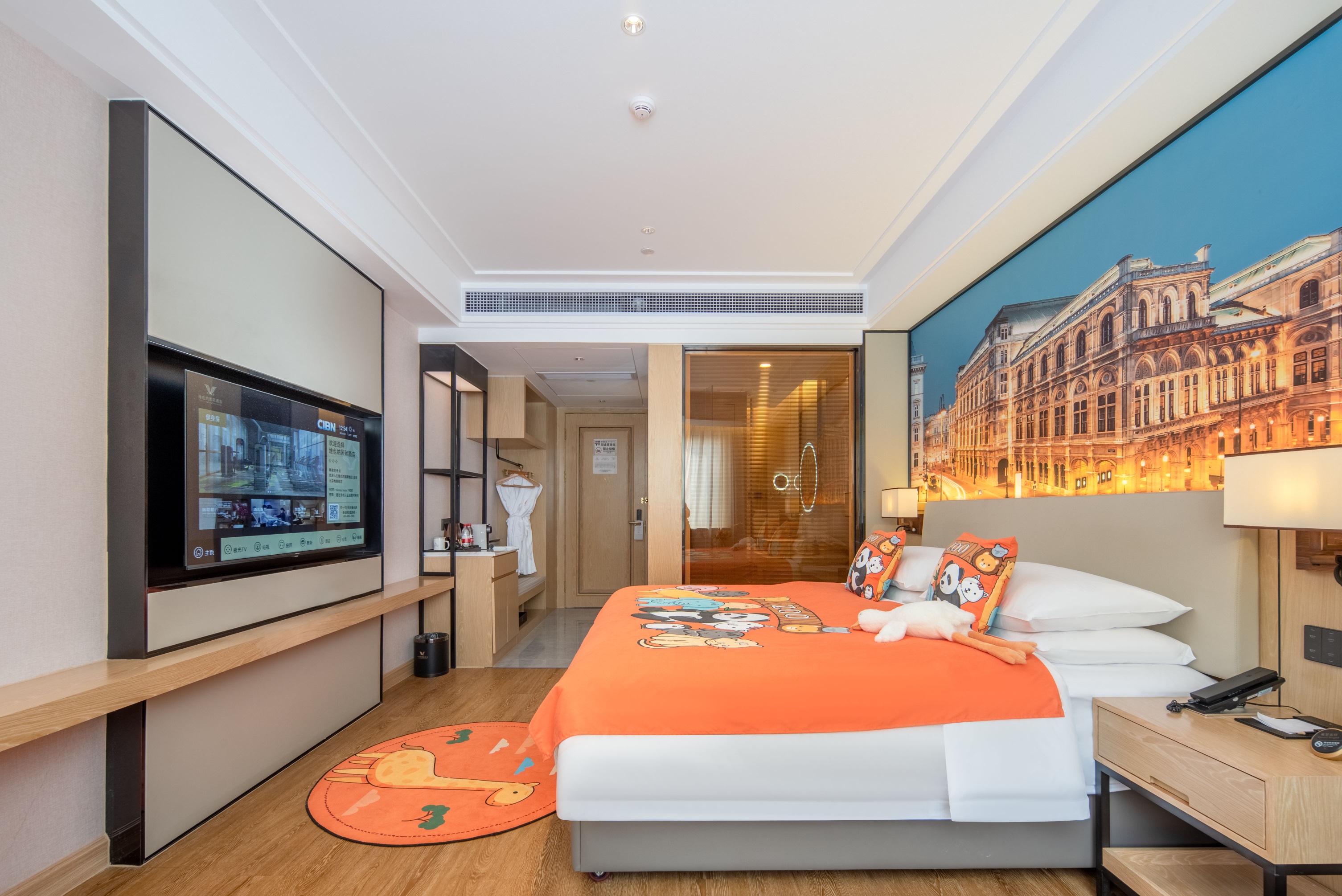 家庭影音亲子房【小童玩具帐篷+百寸巨幕+Coffee机】