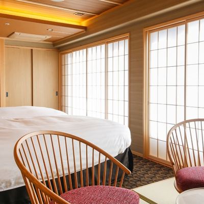 【コンフォートフロア　三休】デラックスツイン ザ・シロヤマ テラス 津山 別邸 クーポン