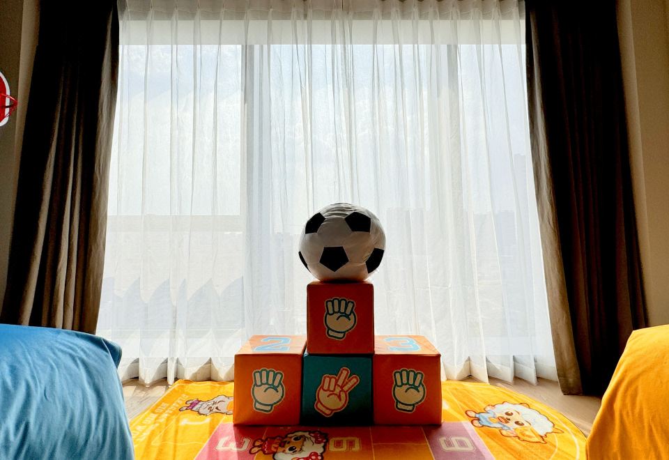 喜羊羊与灰太狼豪华双床房（小童游乐Coffee机Minibar）