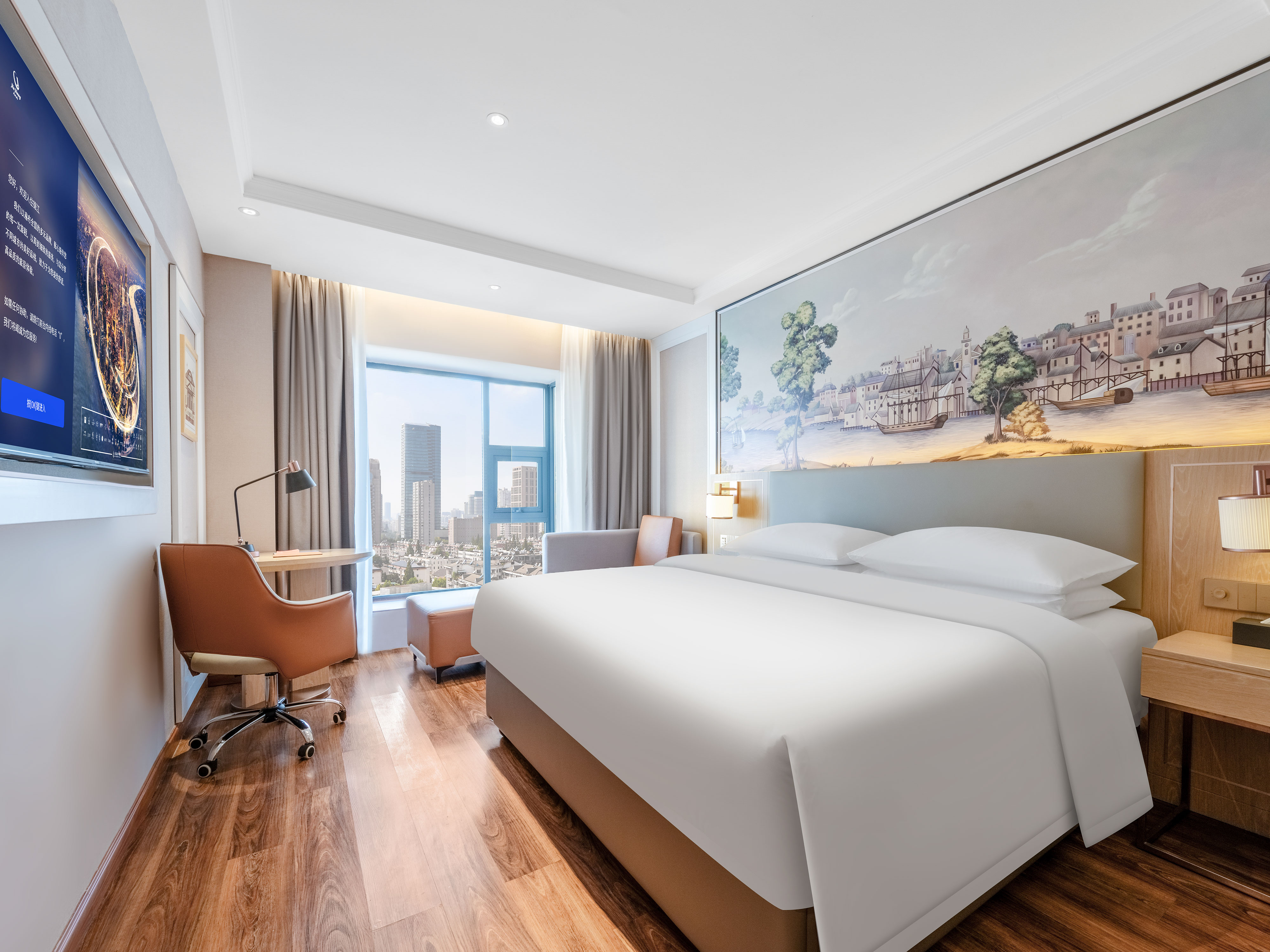 豪华大床房｜高清电视｜新风净化｜深睡记忆枕