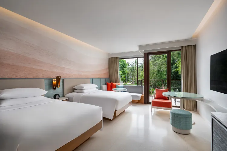 Deluxe Two Double Room with Lagoon View