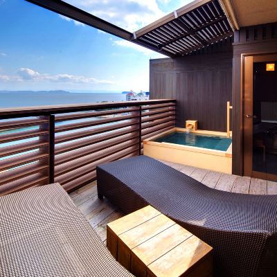 特別フロア【里楽】露天風呂付ツイン 淡路夢泉景 クーポン