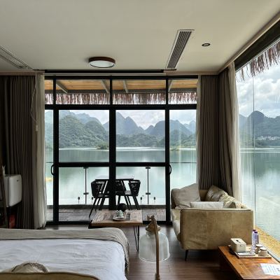 一號院·精緻湖景陽台大床房 清遠桃花壹號民宿優惠