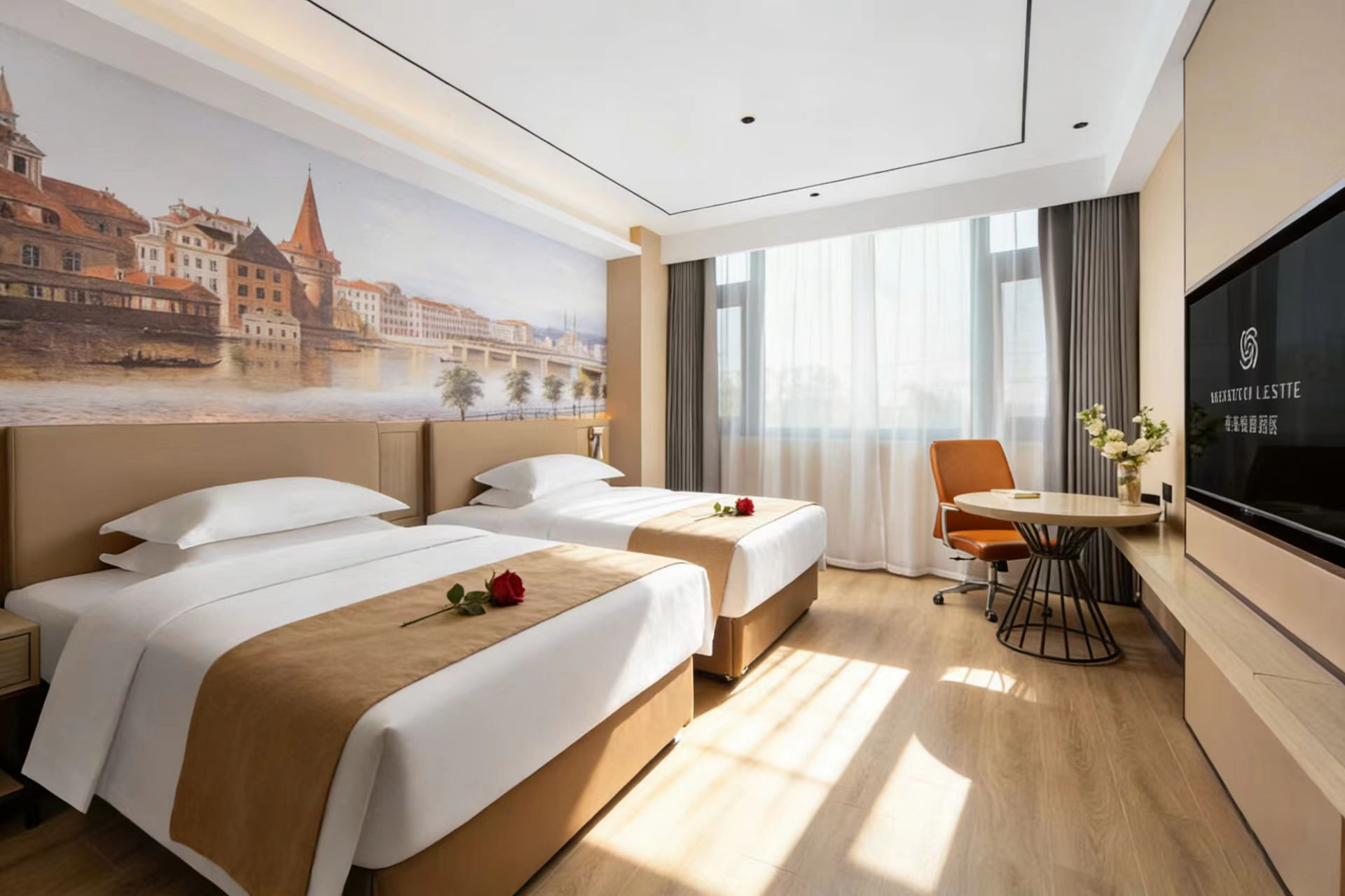 如雅山景双床房