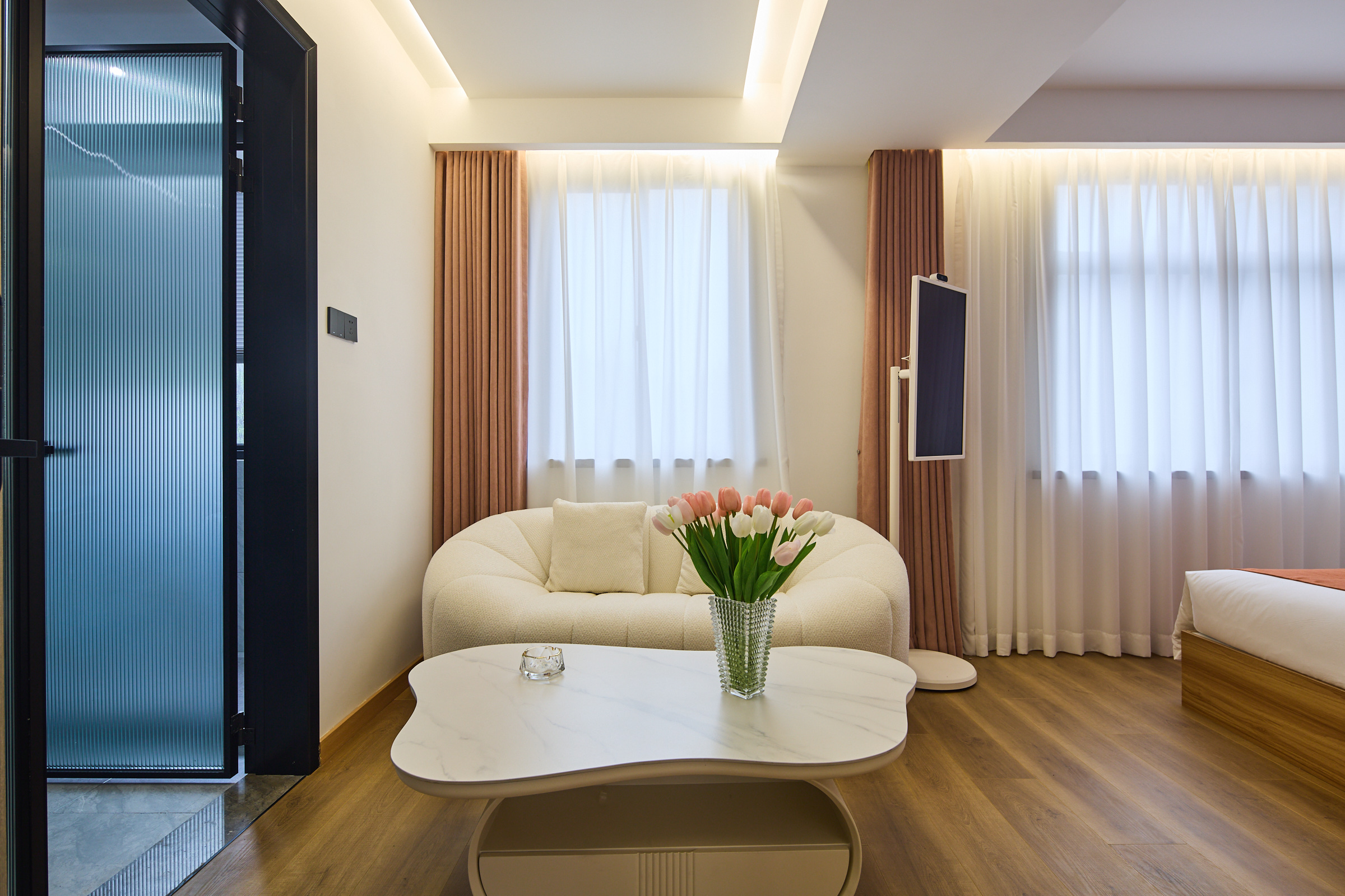 听风·温馨童趣亲子房『智能马桶+乳胶床垫+移动电视』