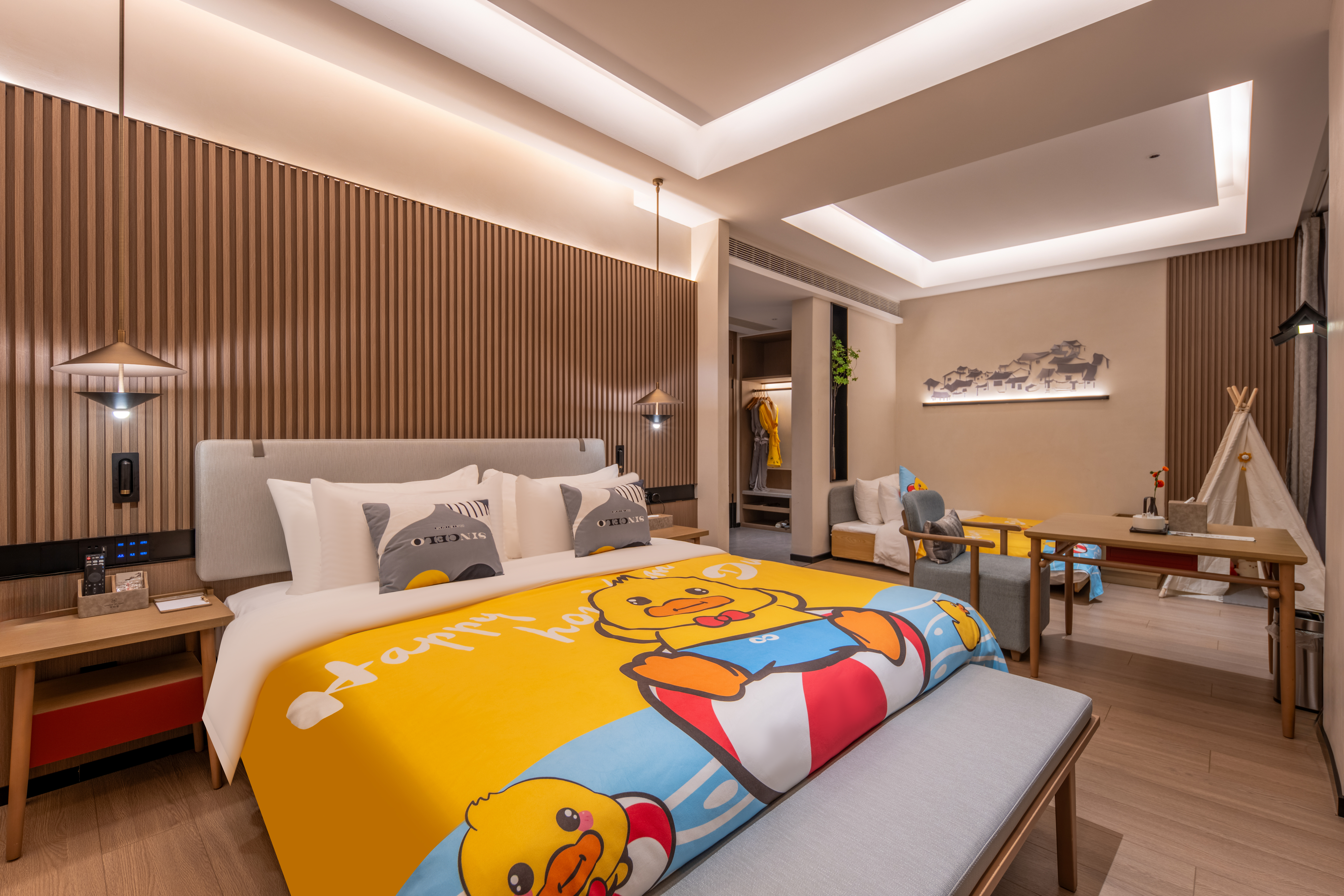 龙山院景·阳台景观家庭房（舒享景观+落地窗）