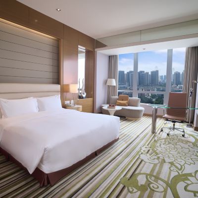 行政文化街景大床房丨獨立浴缸 天津海河假日酒店優惠