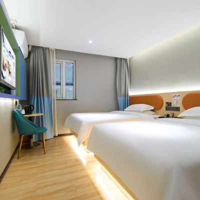 商務雙床房（舒適好眠+零壓床墊+公區洗衣烘乾房） 格林聯盟酒店（深圳會展中心福田口岸店）優惠