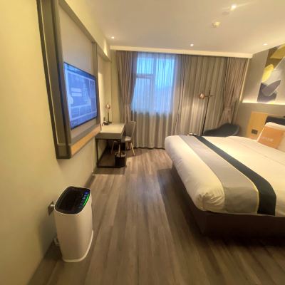 安心睡0壓大床房（石墨烯床墊+0壓慢回彈記憶枕+除菌凈化器） 如家商旅酒店（韶關東站解放路步行街店）優惠