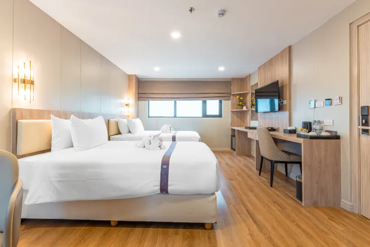 City View Twin Room (Balcony + Near Beach + Pool Bar)