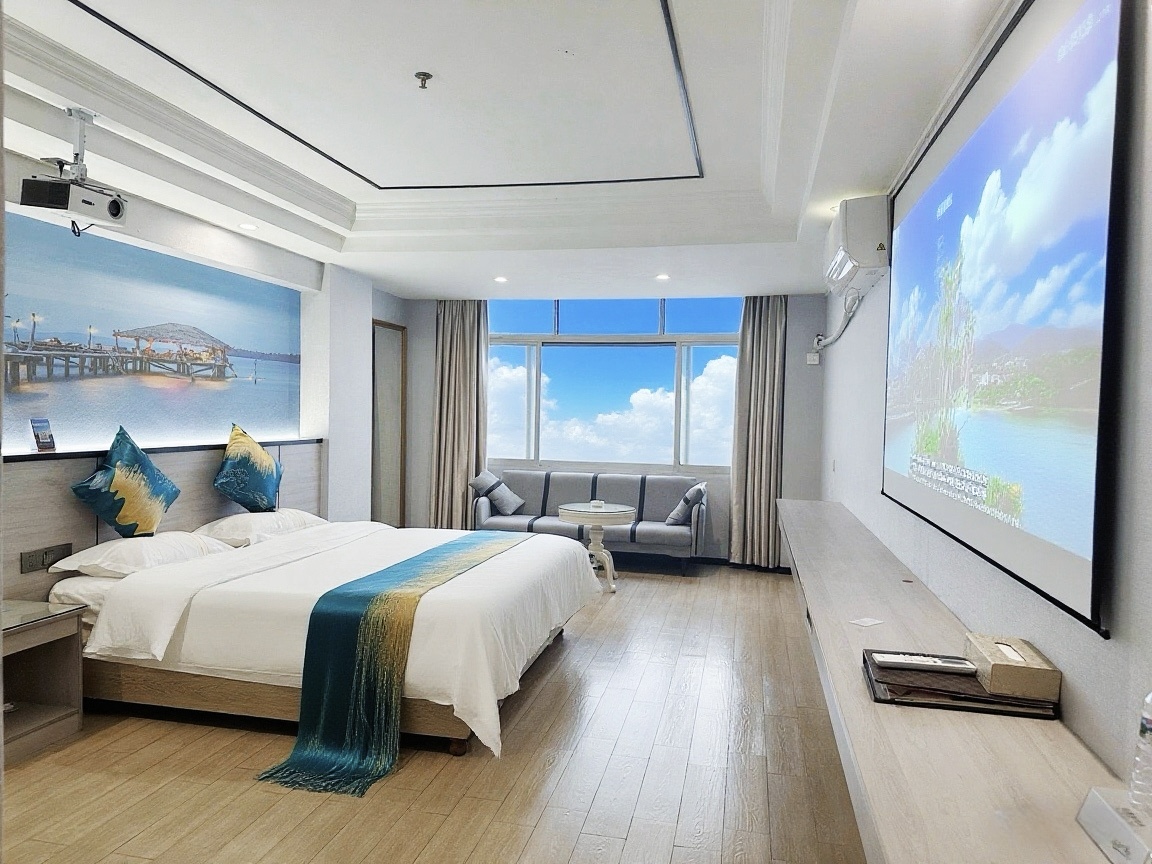 ALIXIANG|影音大床房丨（高清巨幕投影+原野沙发）