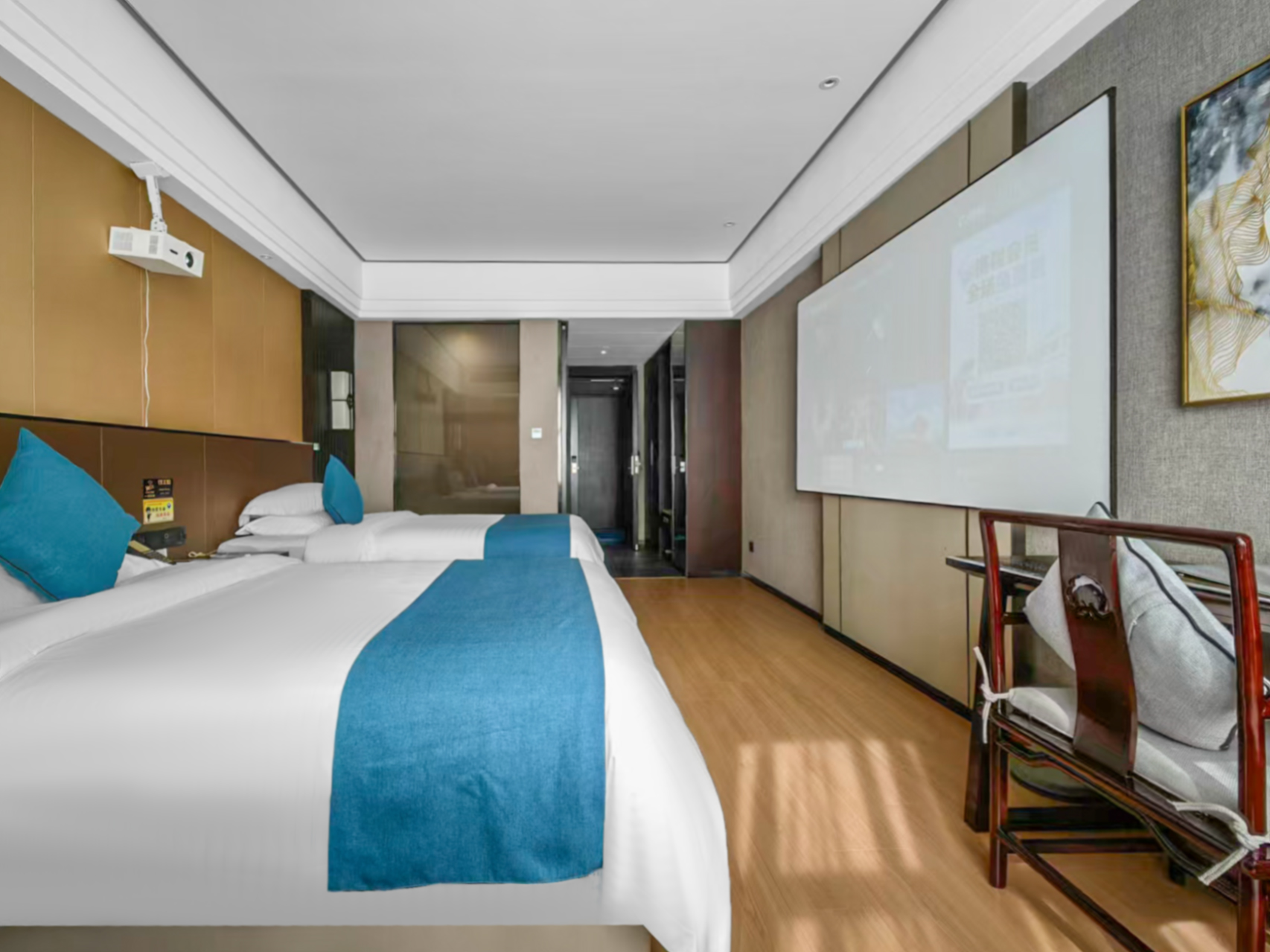 Huichang Moon Bay International Hotel (Huichang County Administrative Center Store)星月影音双床房（手机投屏＋落地窗）