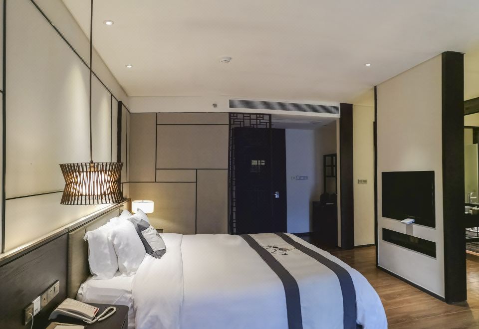 花园温泉大床房-独立庭院-私家泡池