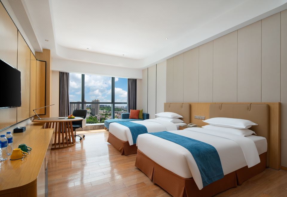 豪华城景双床房（小冰箱）