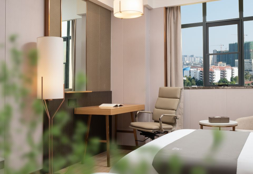 Oriental Double Bed Room (Smart Guest Control + Comfort Bedding + Executive Office Area)