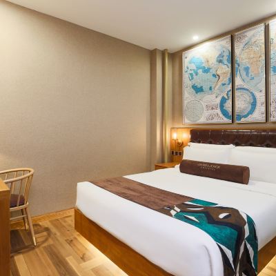 醇享生活大床房（賽諾床墊+羽絲棉枕+負離子吹風機） 喆啡飯店（天津大悅城鼓樓地鐵站店）優惠