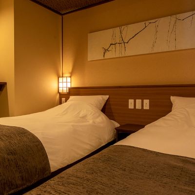 豪華雙床房 帶天然溫泉 定山溪悠楽草菴優惠