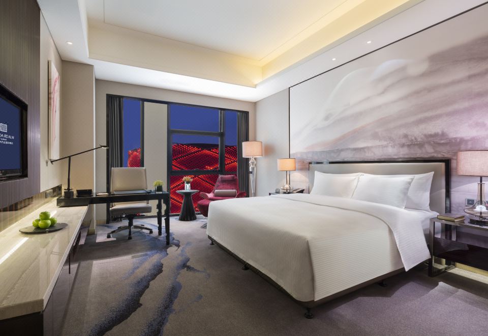 汉秀景观大床房 （尽览地标“红灯笼”）