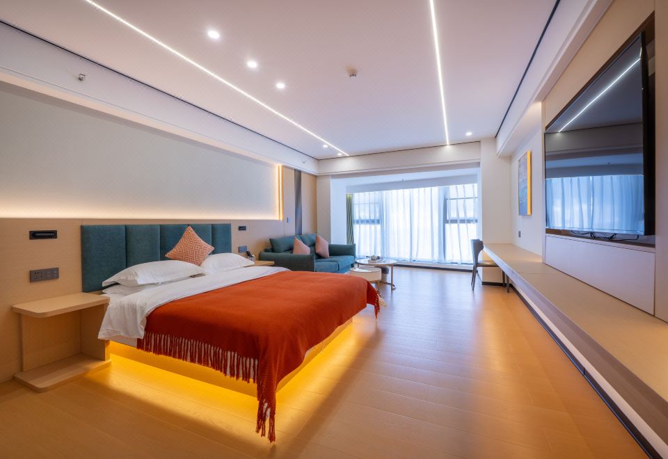 城景轻奢大床房（市井璀璨夜景+定制静眠床品+智能马桶）