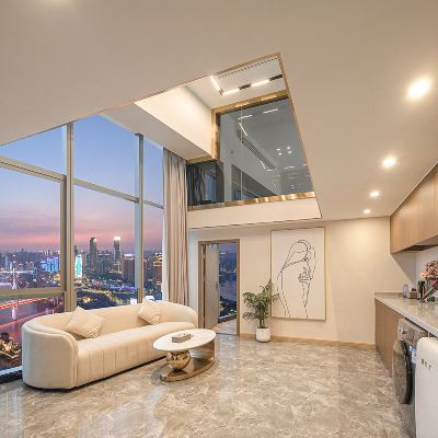 『270°兩江環幕』LOFT·雙居江景家庭套房｜瞰江北嘴 重慶歐辰高空江景酒店優惠