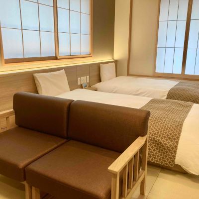 日式標準雙床房 東京銀座多美迎PREMIUM天然溫泉飯店（多美迎・御宿野乃 飯店集團）優惠
