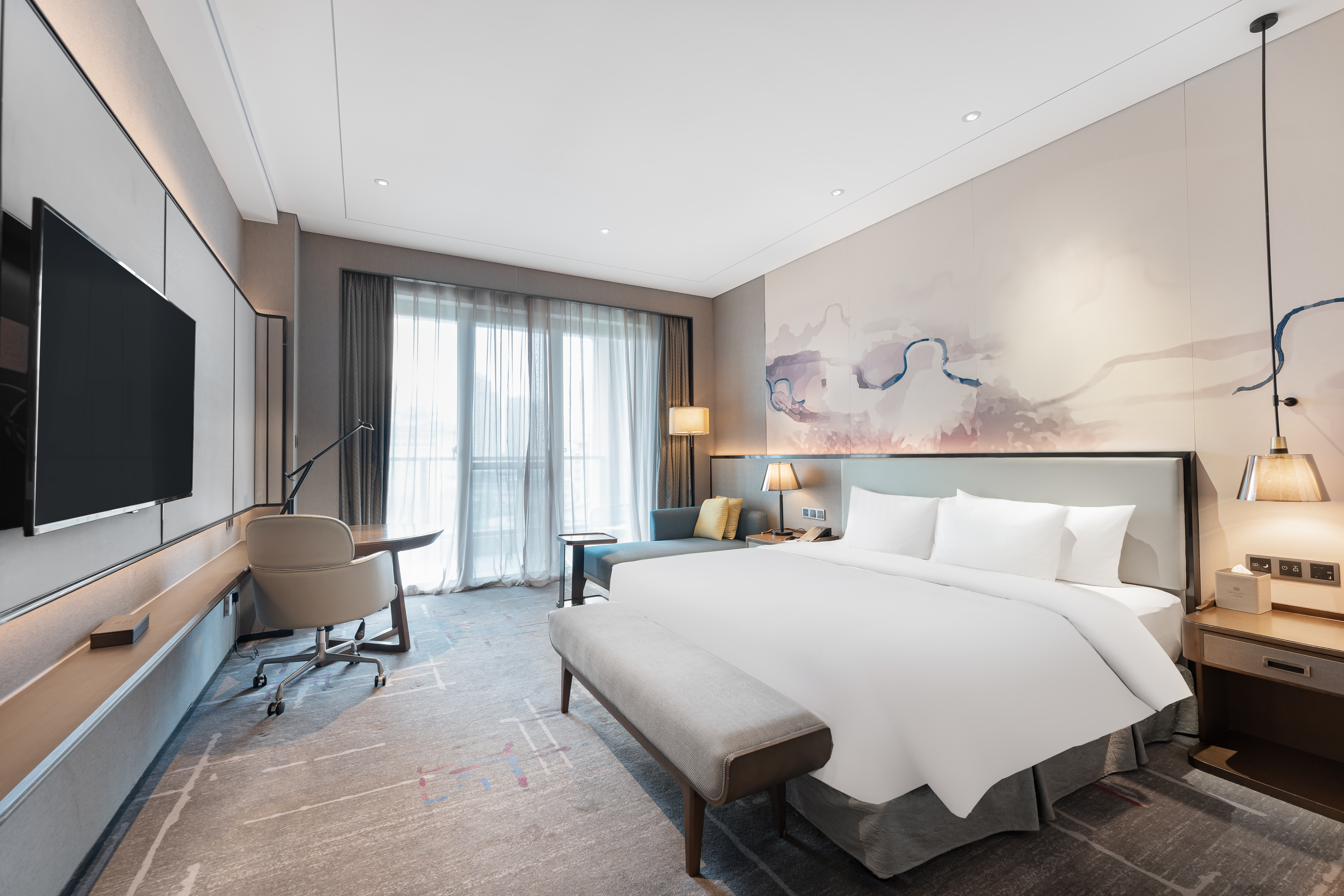 Blossom House Huadu Guangzhou雪凌豪華湖景大床房