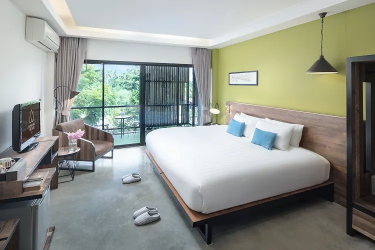 ห้องดีลักซ์เตียงใหญ่