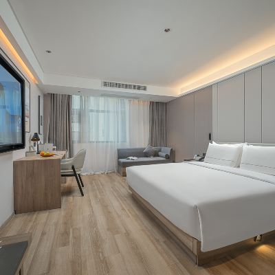 幾木大床房-（Mini小冰箱+投屏電視+深睡枕PRO） 福州火車站亞朵飯店優惠