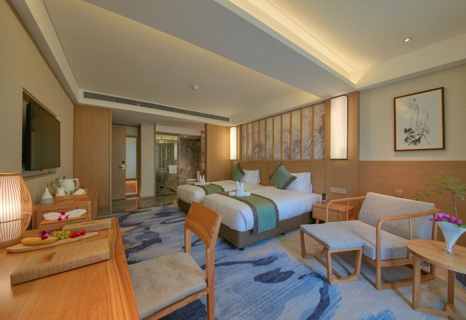 谷风庭院双床房