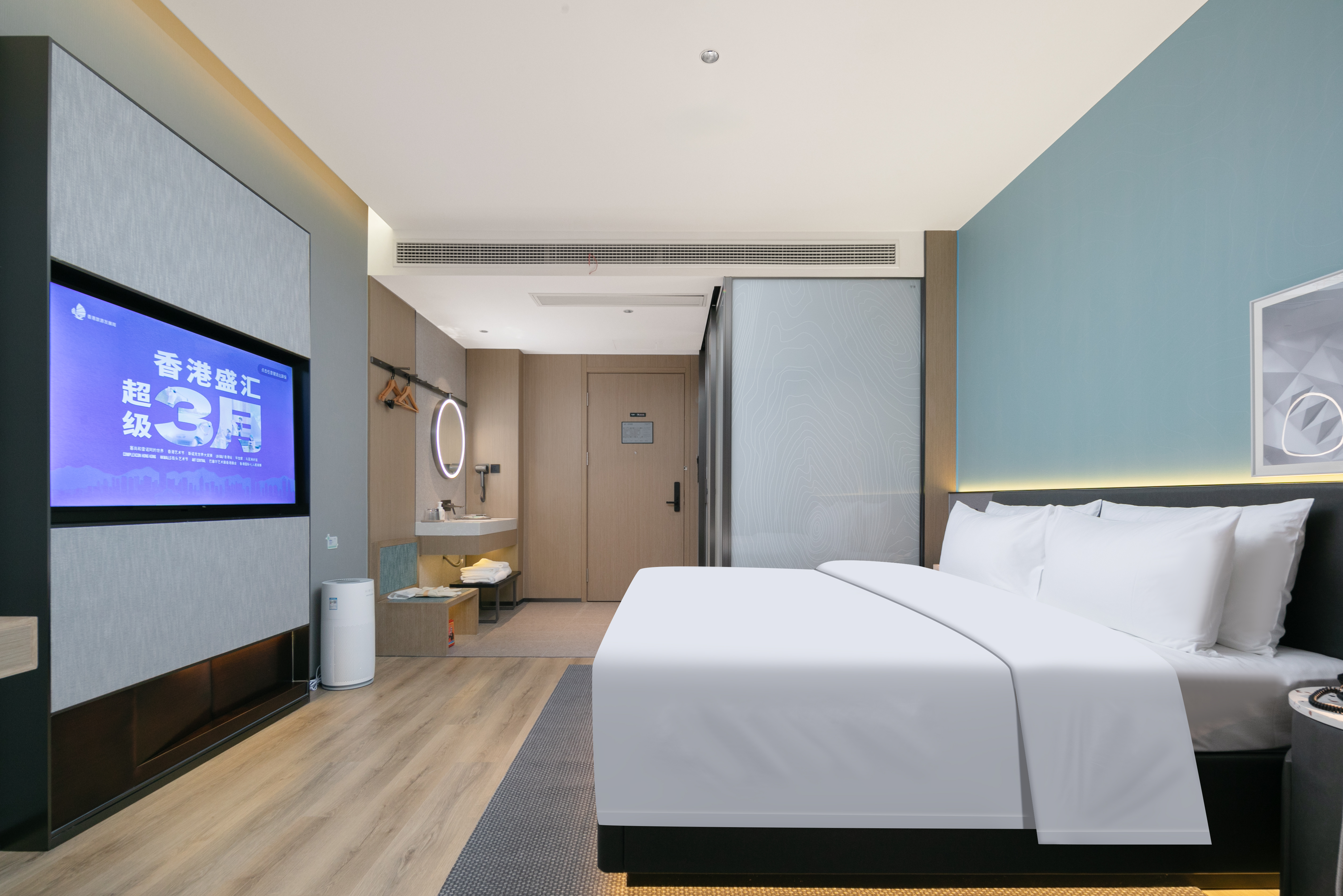 纯净大床房（慕思床垫+空气净化器+除蟎仪）