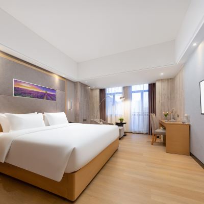 商務大床房-（空氣凈化器+小冰箱+55寸4K電視） 麗楓酒店（珠海斗門店）優惠