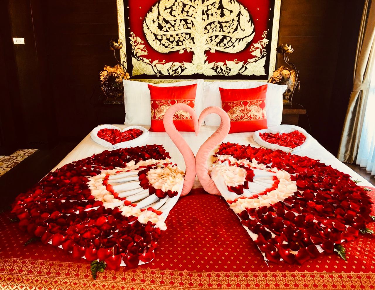 蜜月nakara套房帶陽臺（含氣泡酒1瓶，玫瑰花瓣）