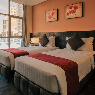 高級雙床房，2張單人床 馬尼拉中央溫德姆華美達飯店優惠