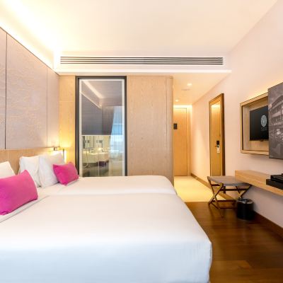 好萊塢拼接雙單人床 維多利亞花園飯店優惠