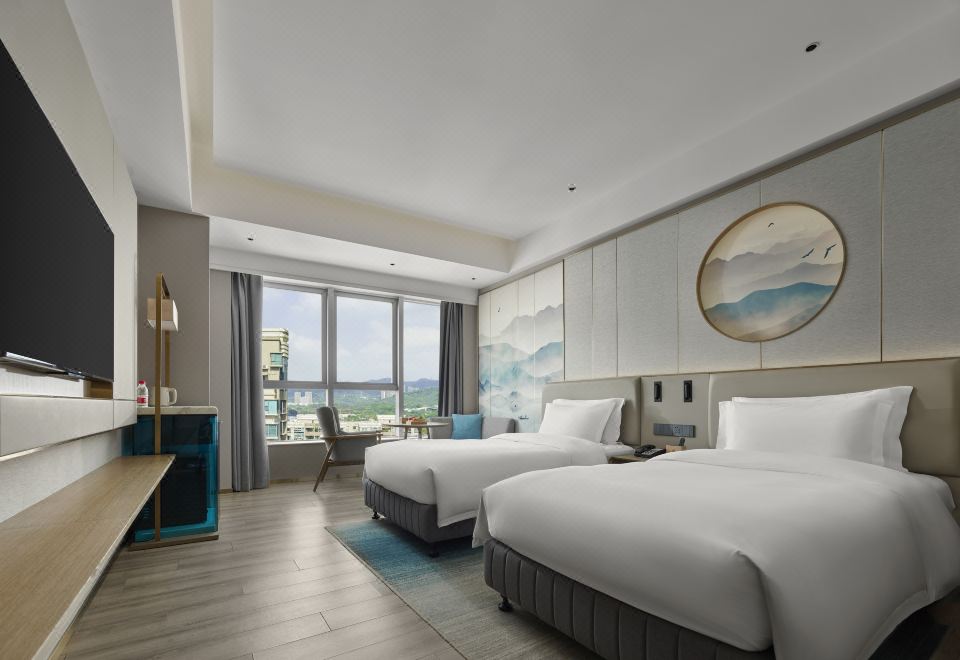 豪华双床房（航空主题打卡+智能客控+迷你吧+助眠零压床垫）