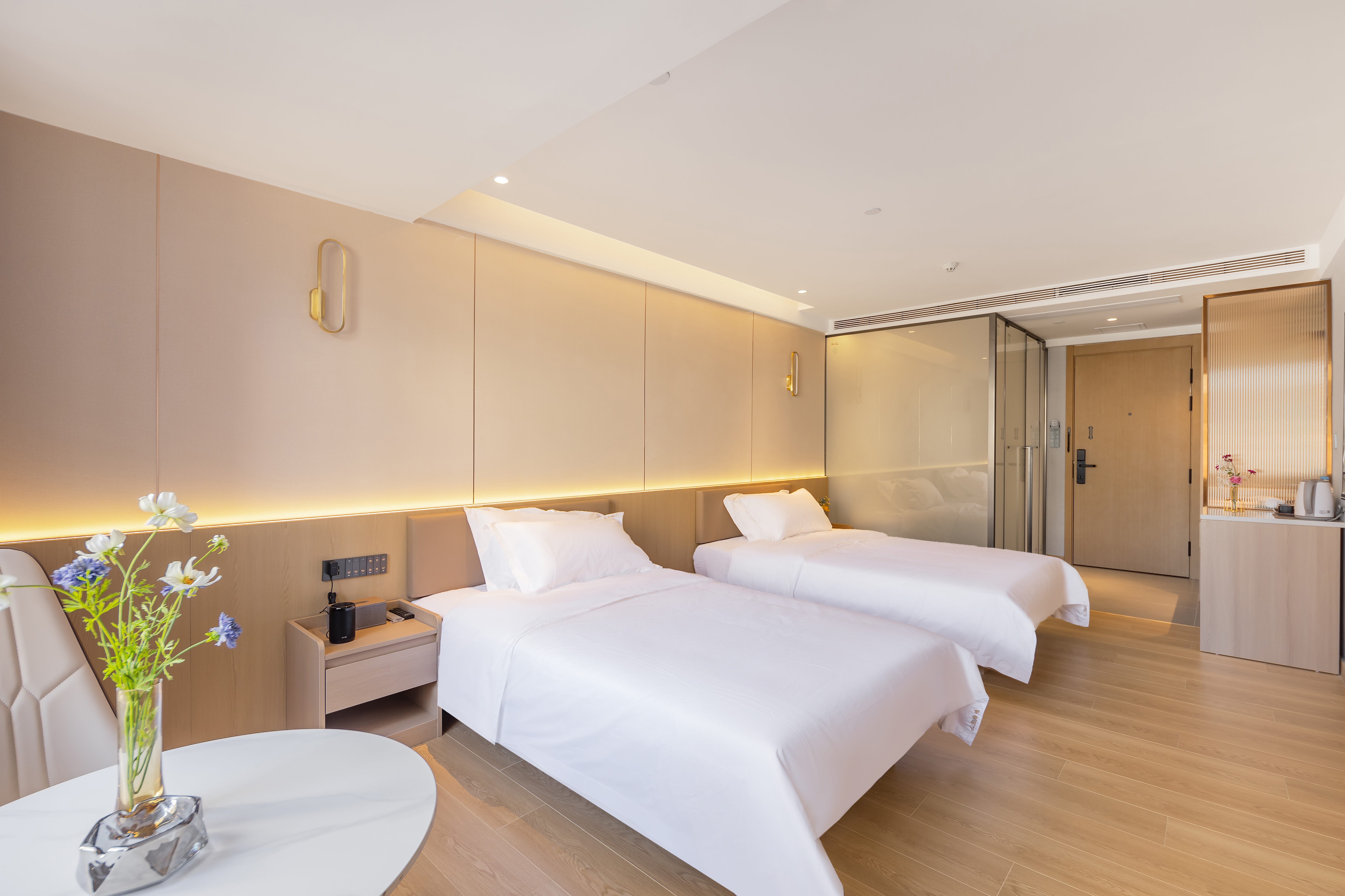 星都丽雅双床房（智能投屏+小度智控+品质床垫+防蚊纱窗