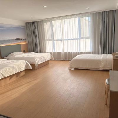 醇享·親子三人房【乾濕分離+落地窗+電視投屏】 富麗曼庭飯店（青島膠東國際機場店）優惠