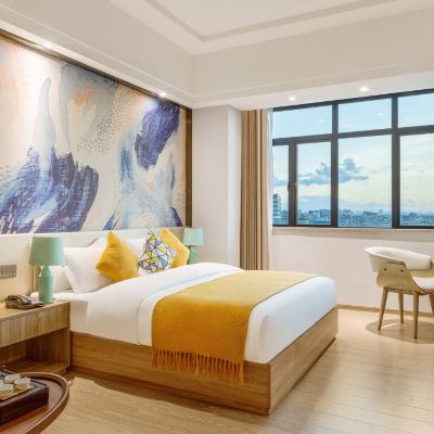 江景大床房【落日晚霞景+舒逸茶台+貴妃椅】 可住愛住飯店（佛山容桂漁人碼頭店）優惠