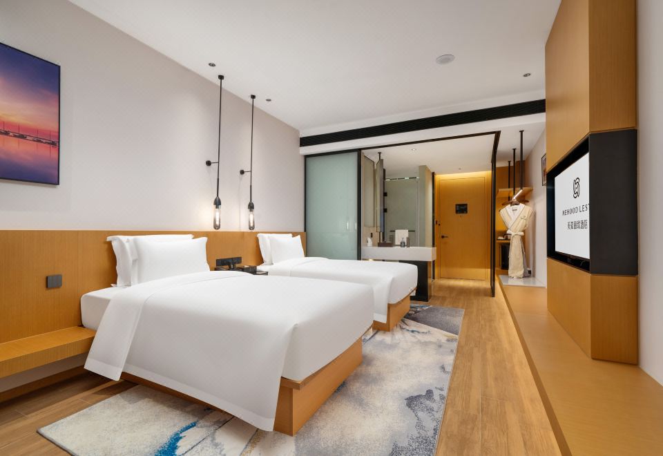 雅致双床房【顾梦斯床垫-徕芬吹风机-蒸汽眼罩】